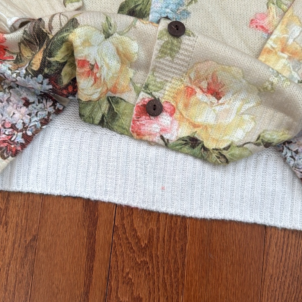 Southern Elegance Floral Cardigan Sweater - Picture 13 of 14